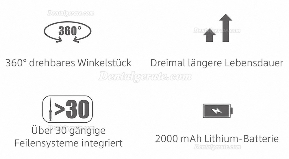 Woodpecker Endo Smart+ Endodontischer Mikromotor mit Hin-und Herbewegung